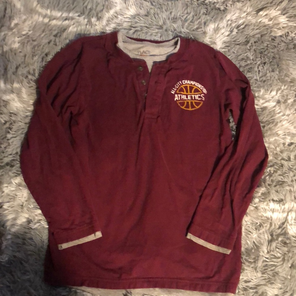Long sleeve multilayer shirt